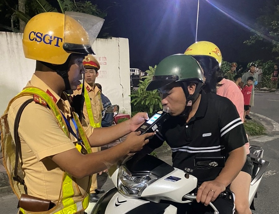 Công an huyện Kiến Thụy: Tăng cường các biện pháp bảo đảm an toàn giao thông dịp nghỉ lễ 30/4 -1/5